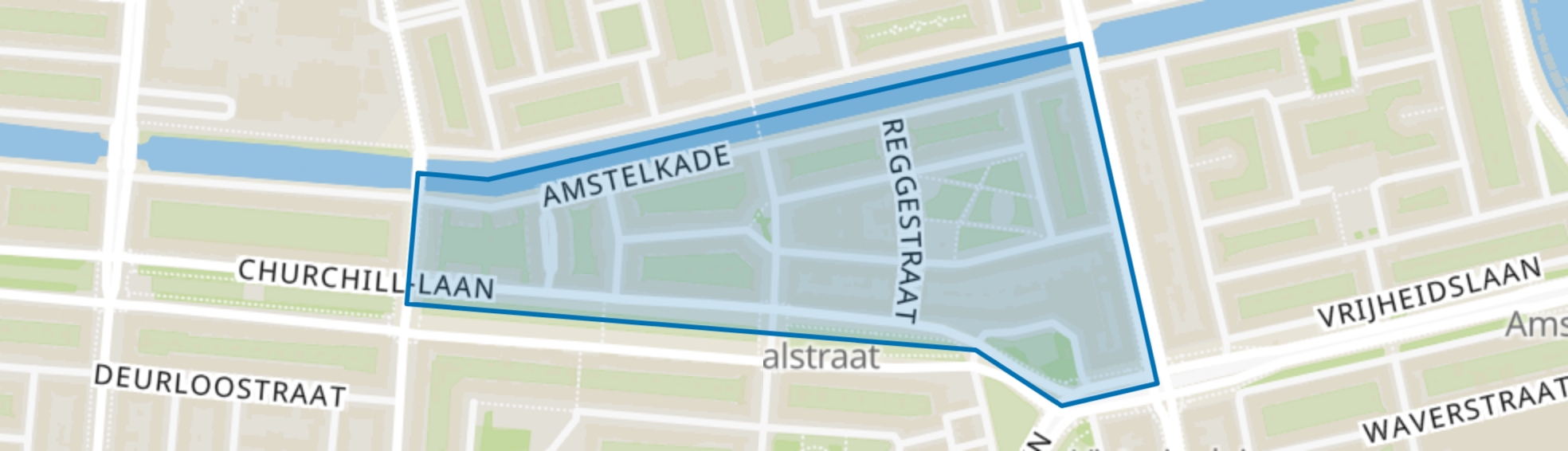 IJselbuurt-West, Amsterdam map