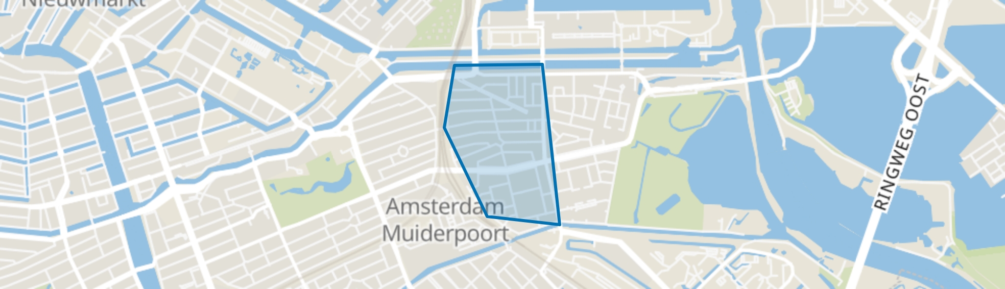 Indische Buurt West, Amsterdam map