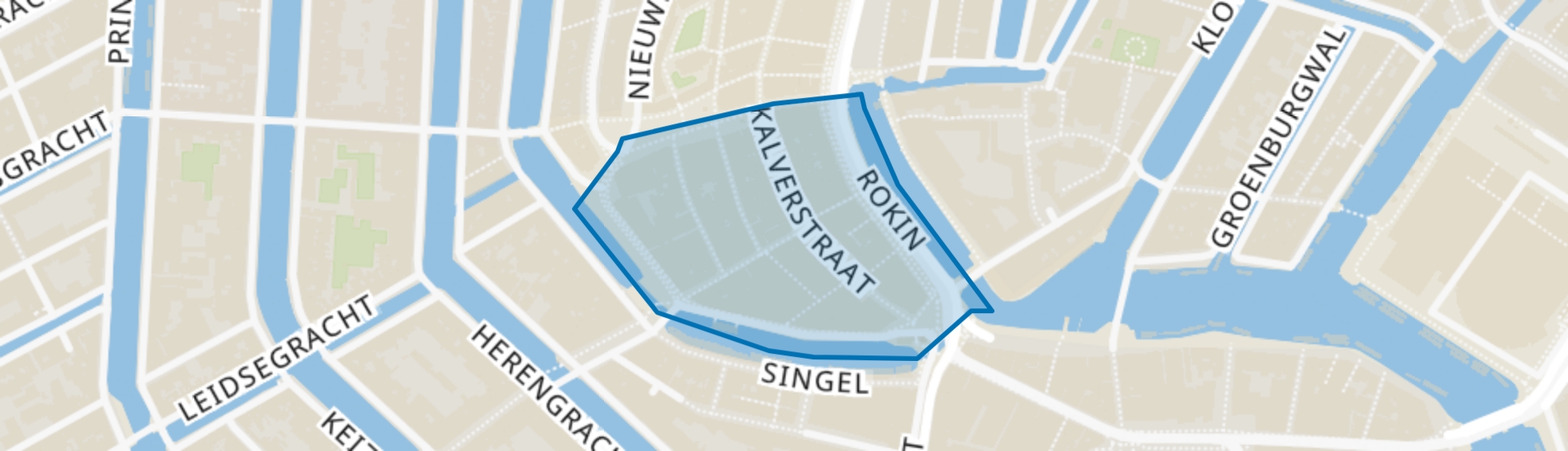 Kalverdriehoek, Amsterdam map