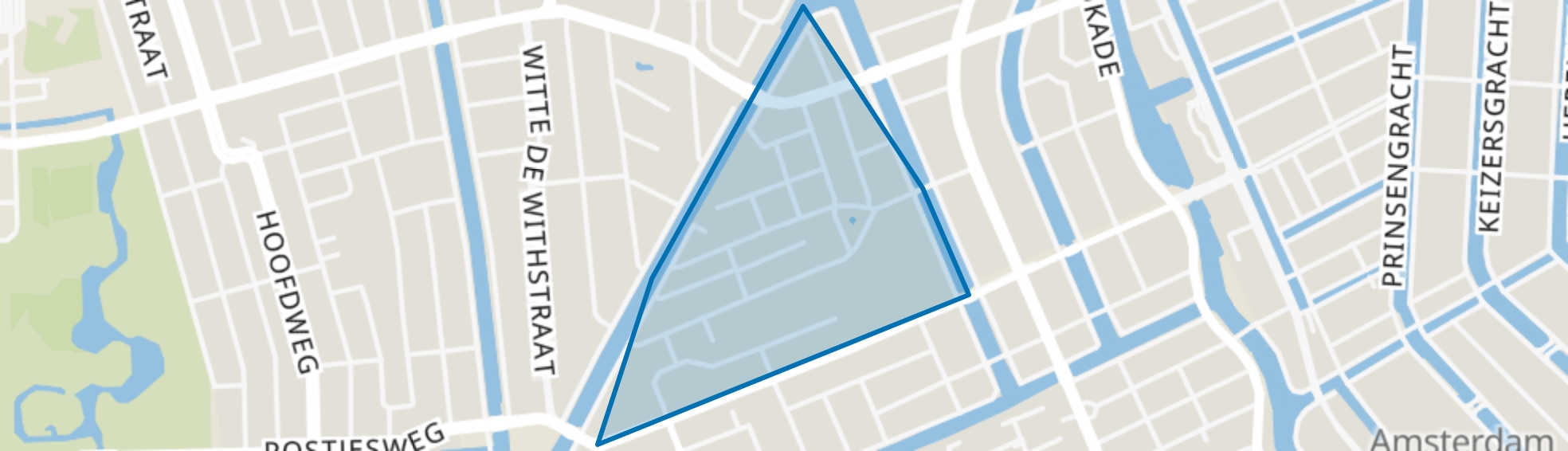 Kinkerbuurt, Amsterdam map