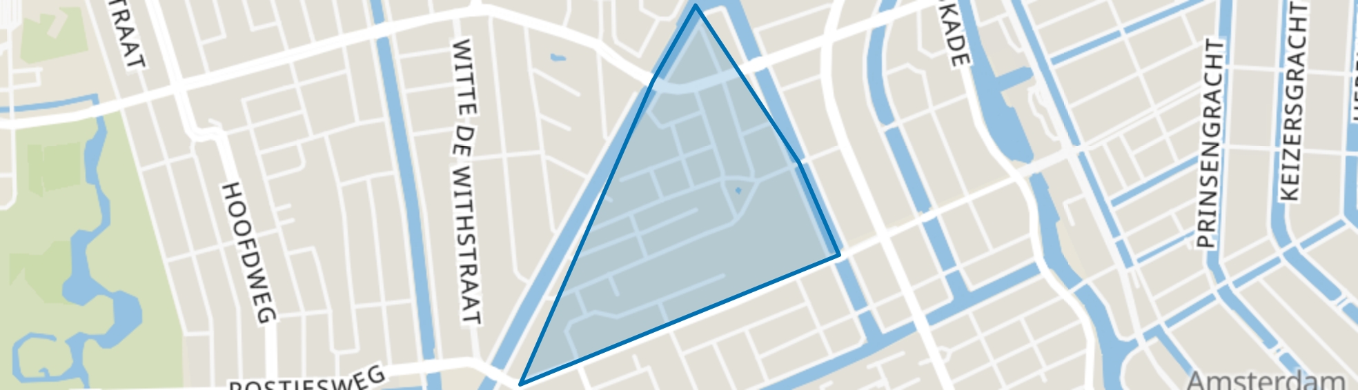 Kinkerbuurt, Amsterdam map