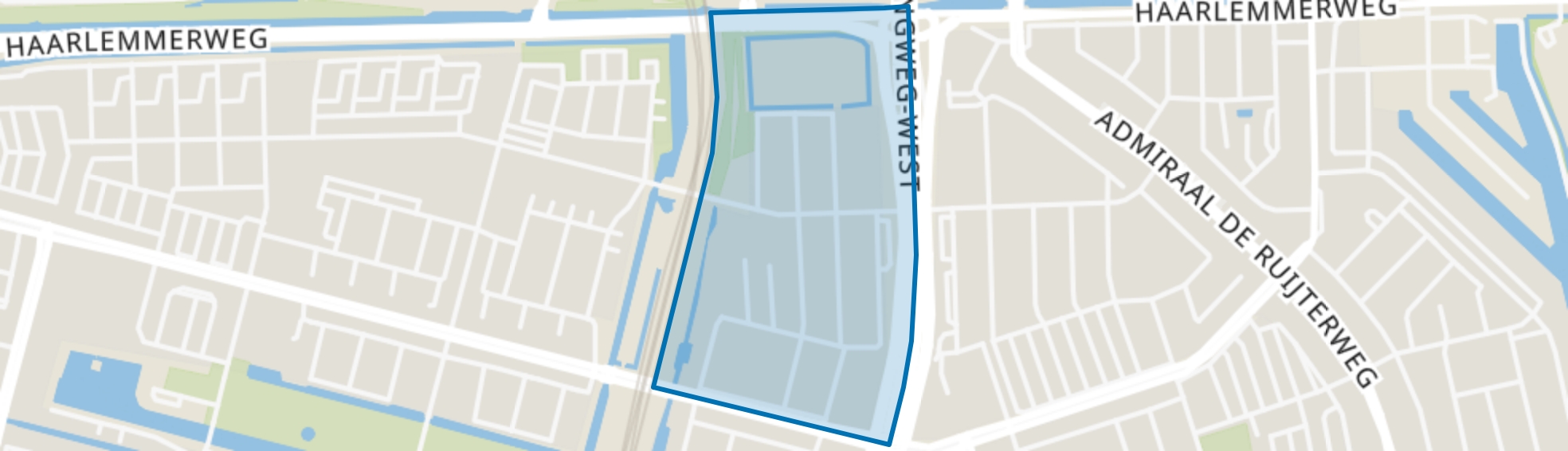 Kolenkitbuurt-Noord, Amsterdam map