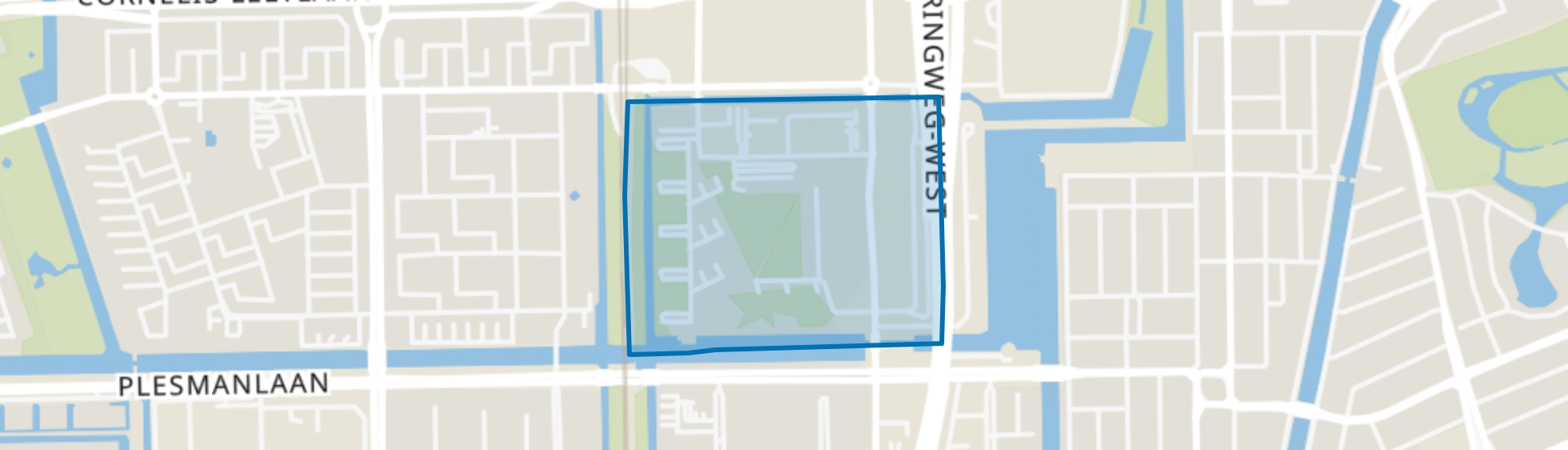 Koningin Wilhelminaplein, Amsterdam map