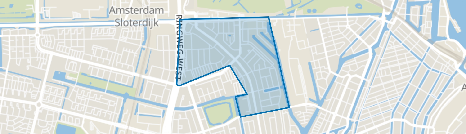 Landlust, Amsterdam map