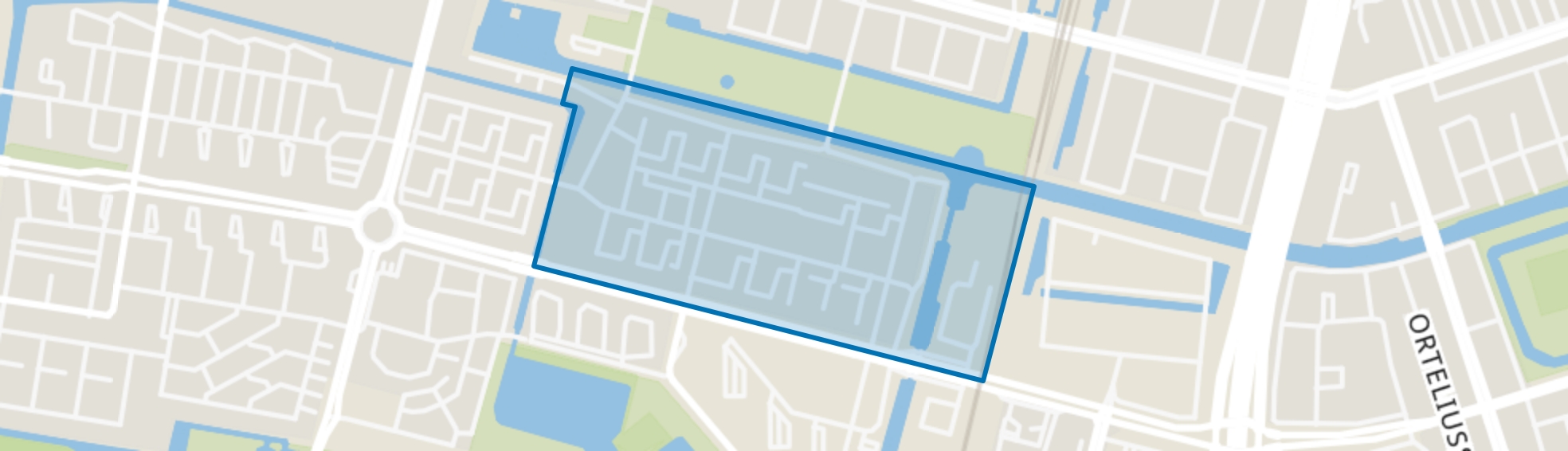 Louis Couperusbuurt, Amsterdam map