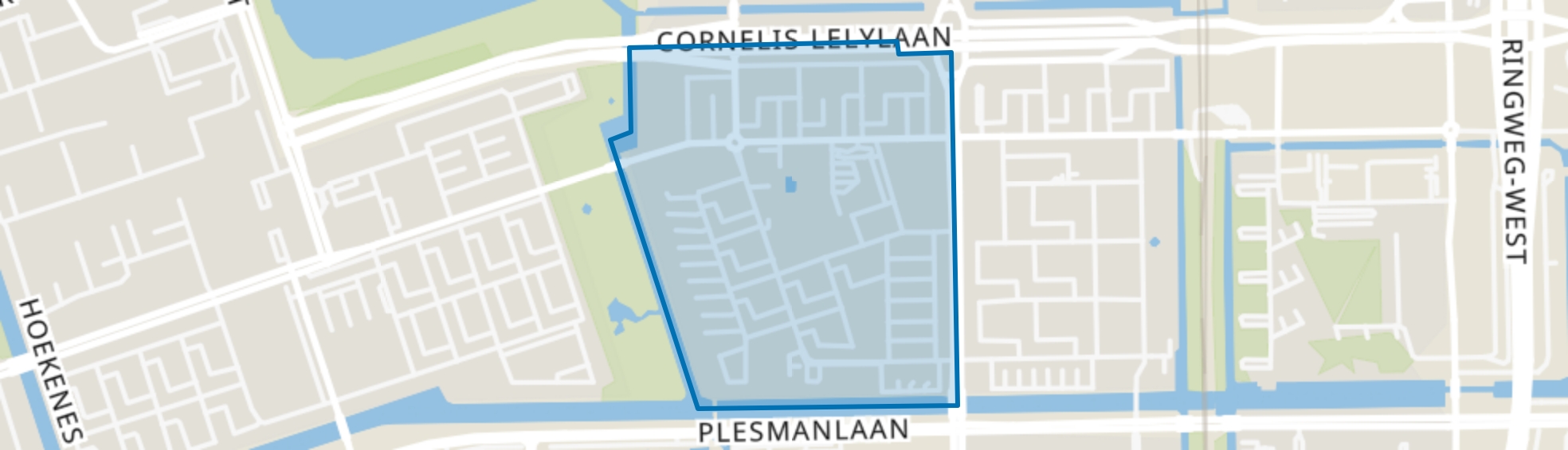 Louis Crispijnbuurt, Amsterdam map