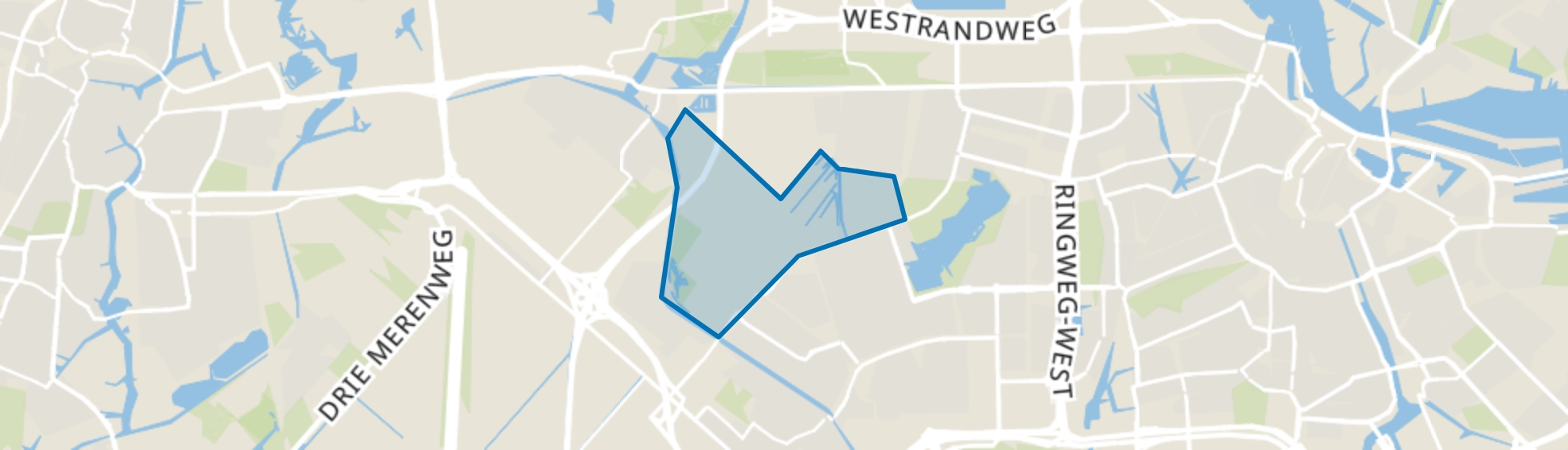 Lutkemeer/Ookmeer, Amsterdam map