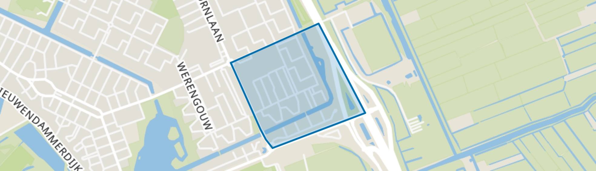 Markengouw-Zuid, Amsterdam map