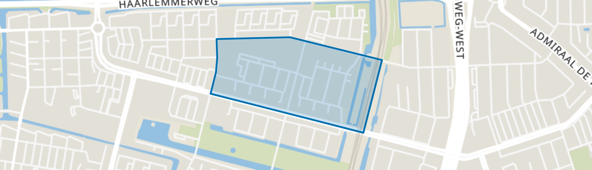Meerwaldtbuurt, Amsterdam map