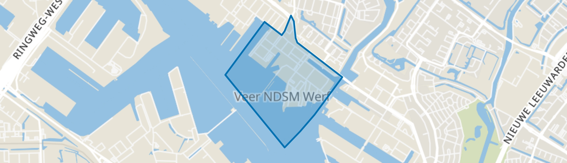 NDSM terrein, Amsterdam map