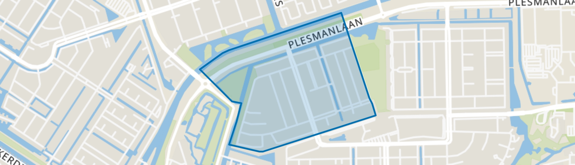 Nieuw-Sloten-Noordwest, Amsterdam map