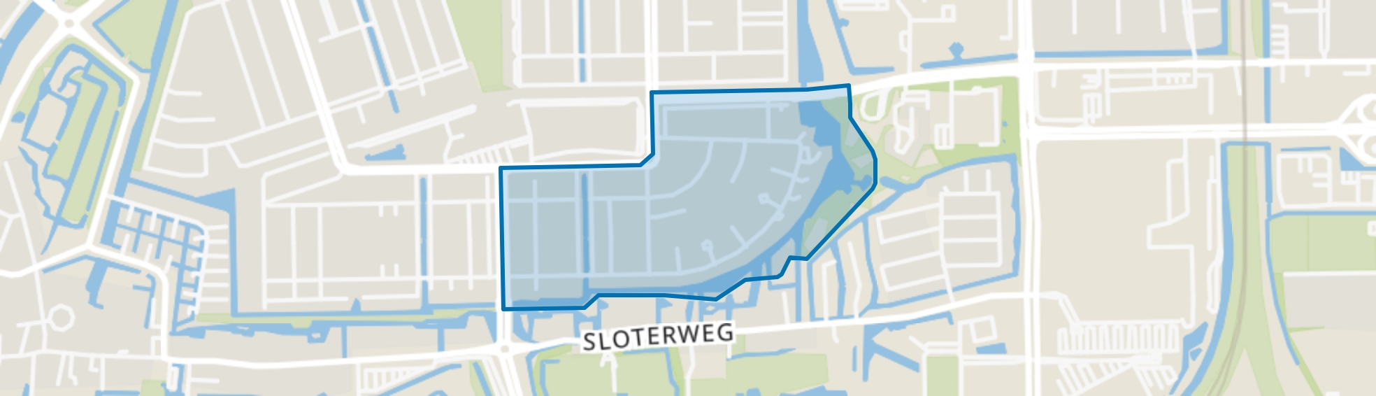 Nieuw-Sloten-Zuidoost, Amsterdam map