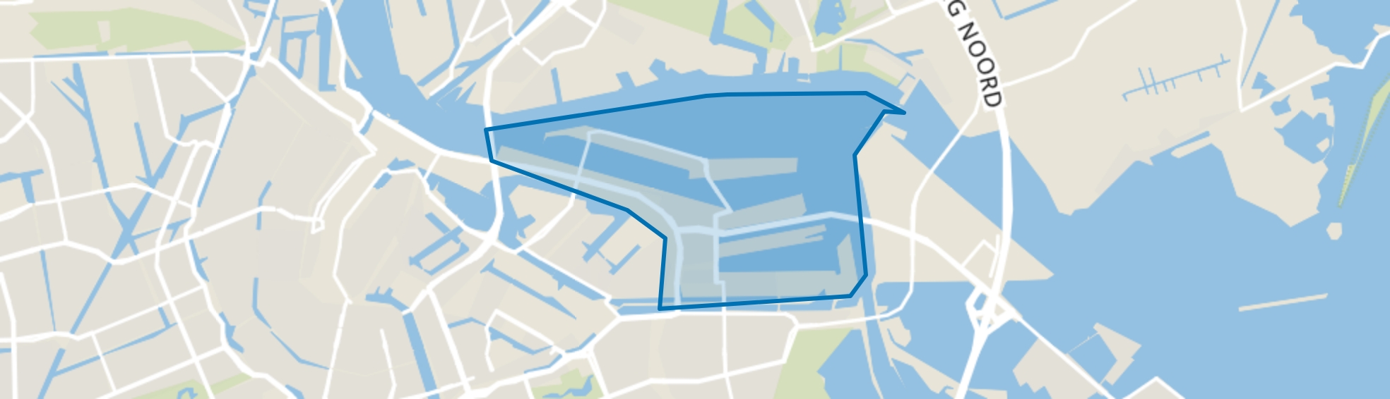 Oostelijk Havengebied, Amsterdam map
