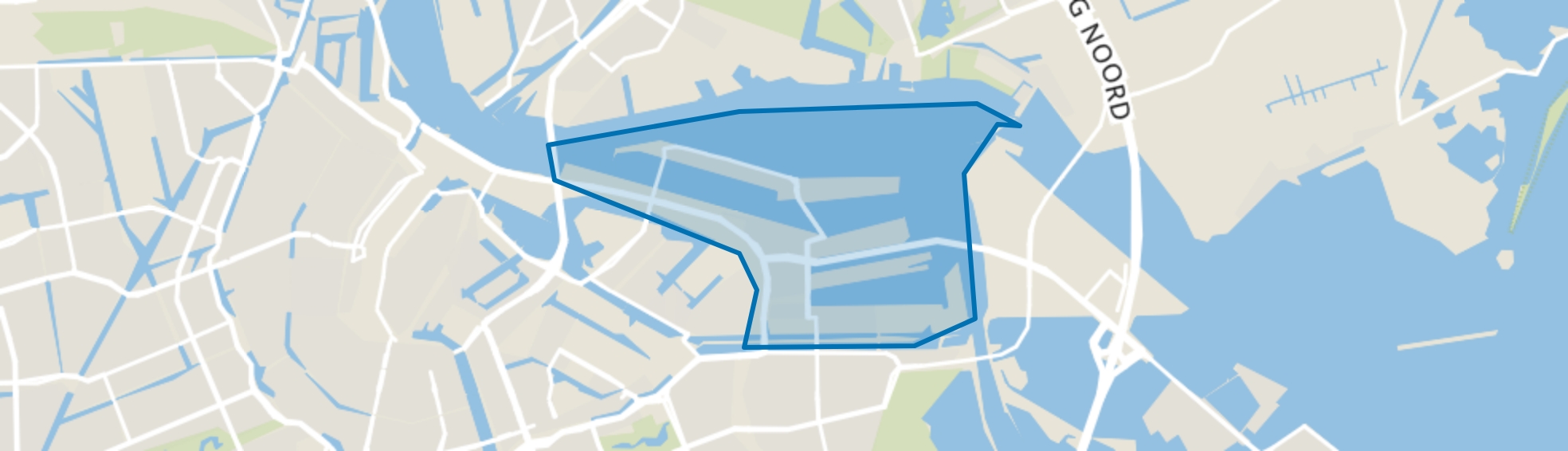 Oostelijk Havengebied, Amsterdam map