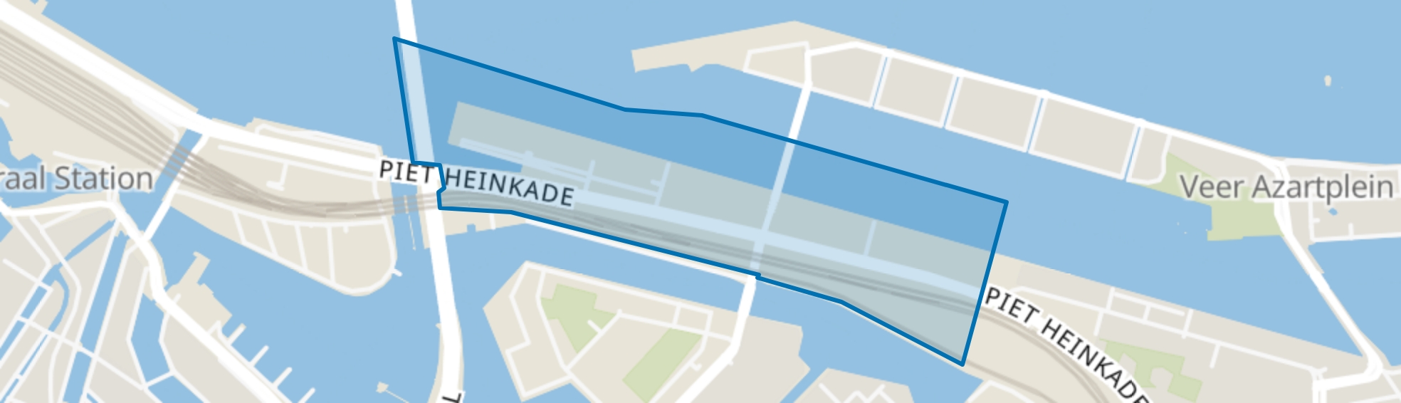 Oostelijke Handelskade, Amsterdam map