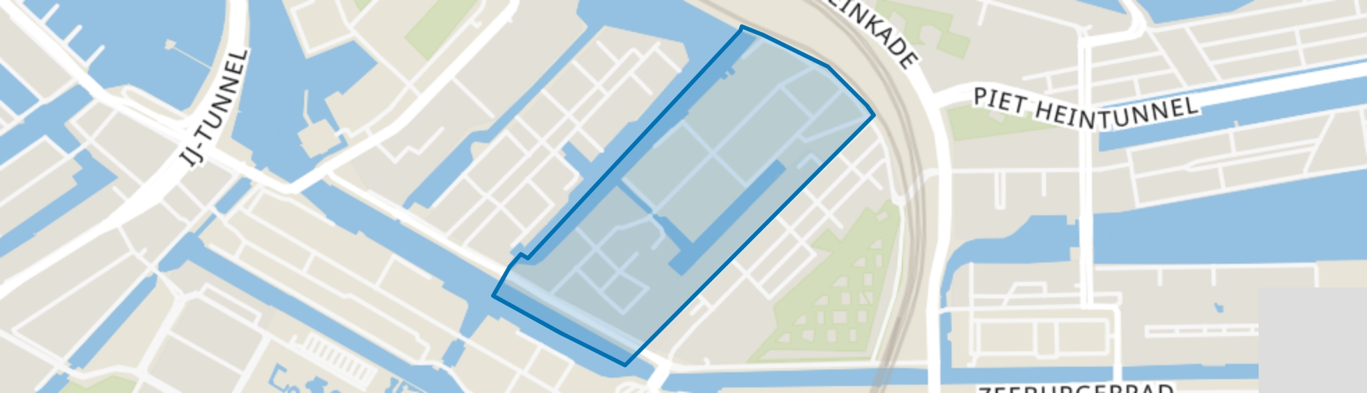 Oostenburg, Amsterdam map