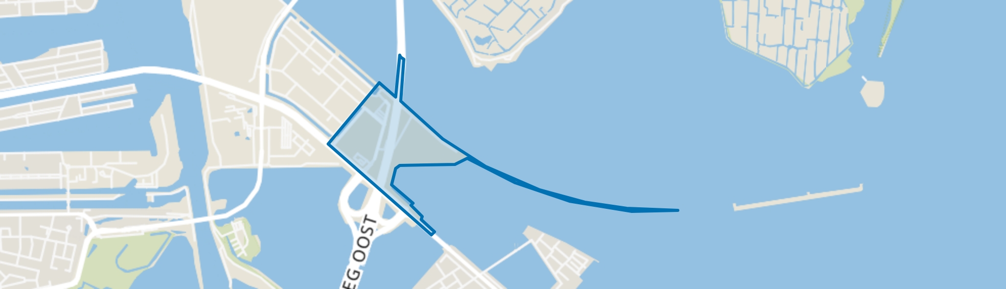 Oostpunt Zeeburgereiland, Amsterdam map