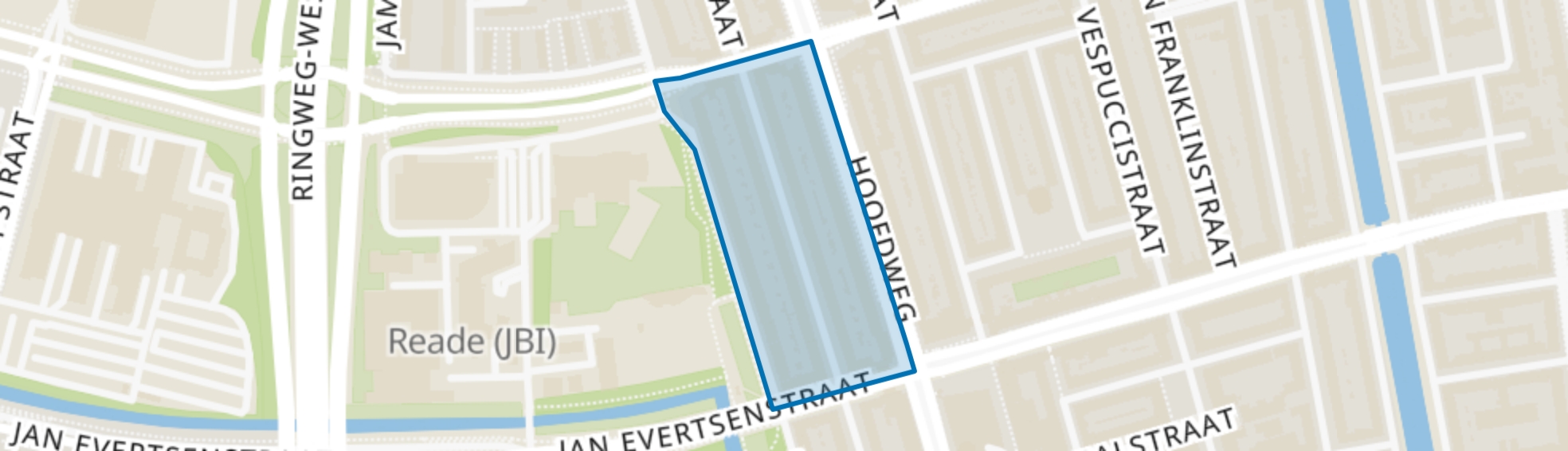 Orteliusbuurt-Noord, Amsterdam map