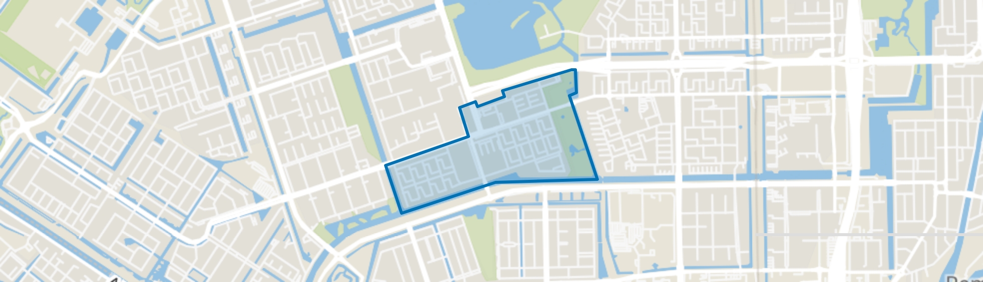 Osdorp-Zuidoost, Amsterdam map