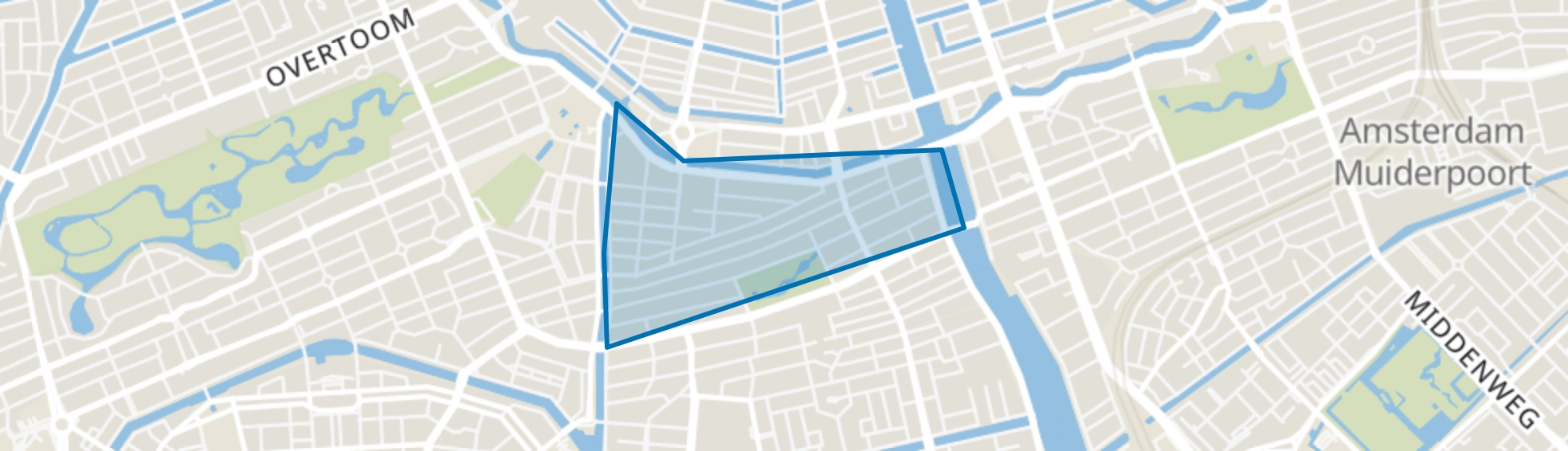 Oude Pijp, Amsterdam map