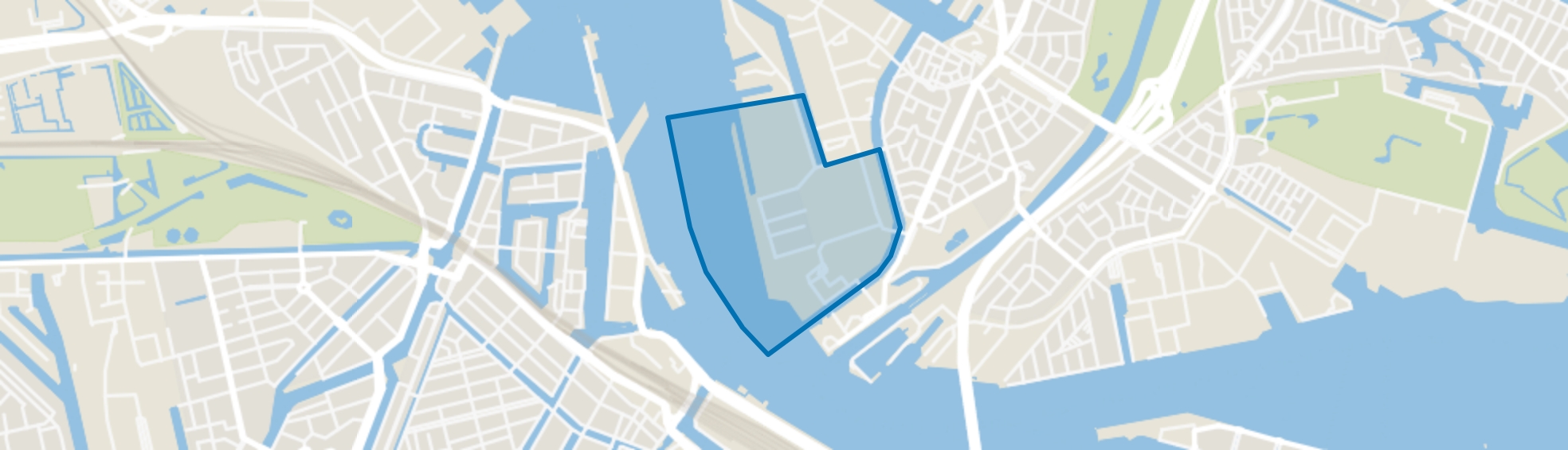 Overhoeks, Amsterdam map