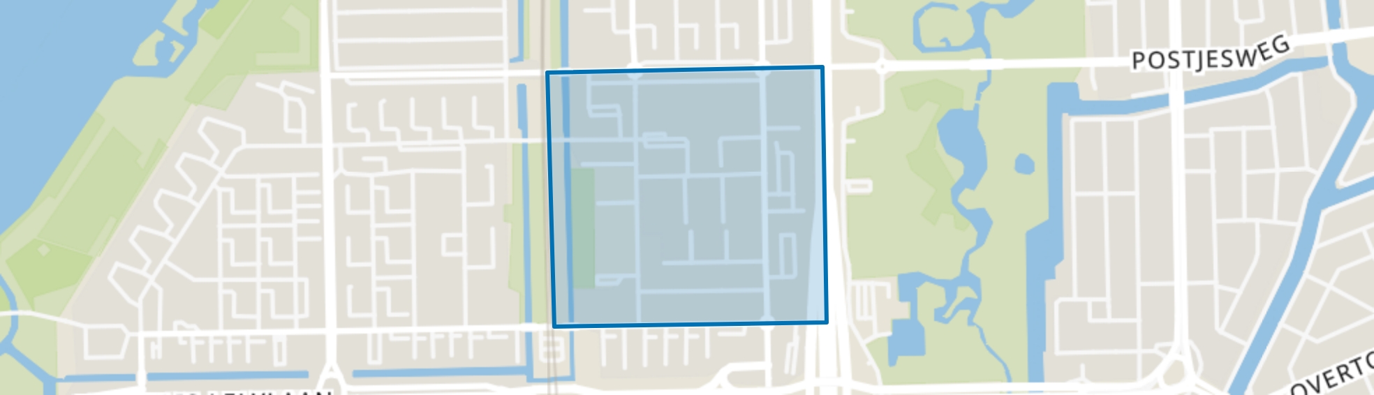 Overtoomse Veld-Zuid, Amsterdam map