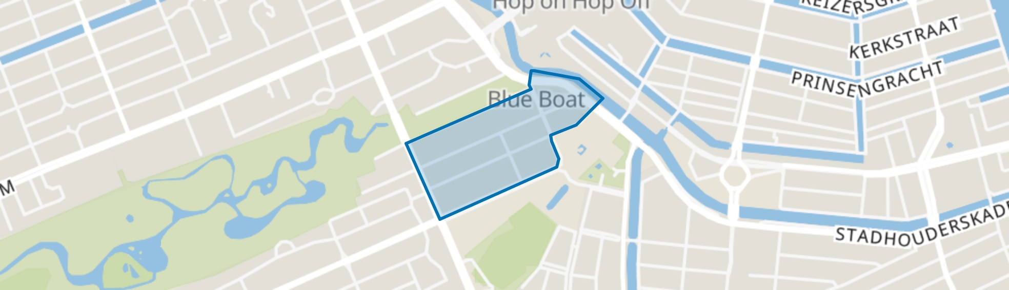 P.C. Hooftbuurt, Amsterdam map