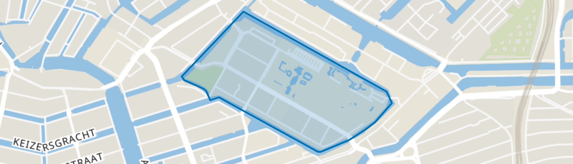 Plantage, Amsterdam map