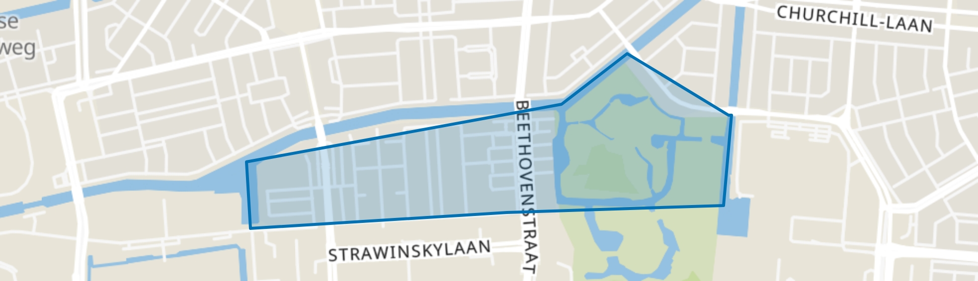 Prinses Irenebuurt e.o., Amsterdam map