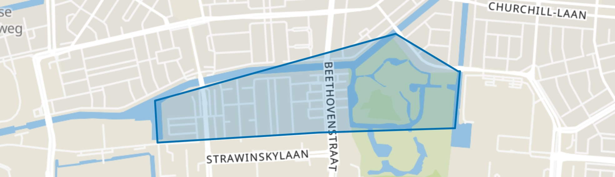 Prinses Irenebuurt e.o., Amsterdam map