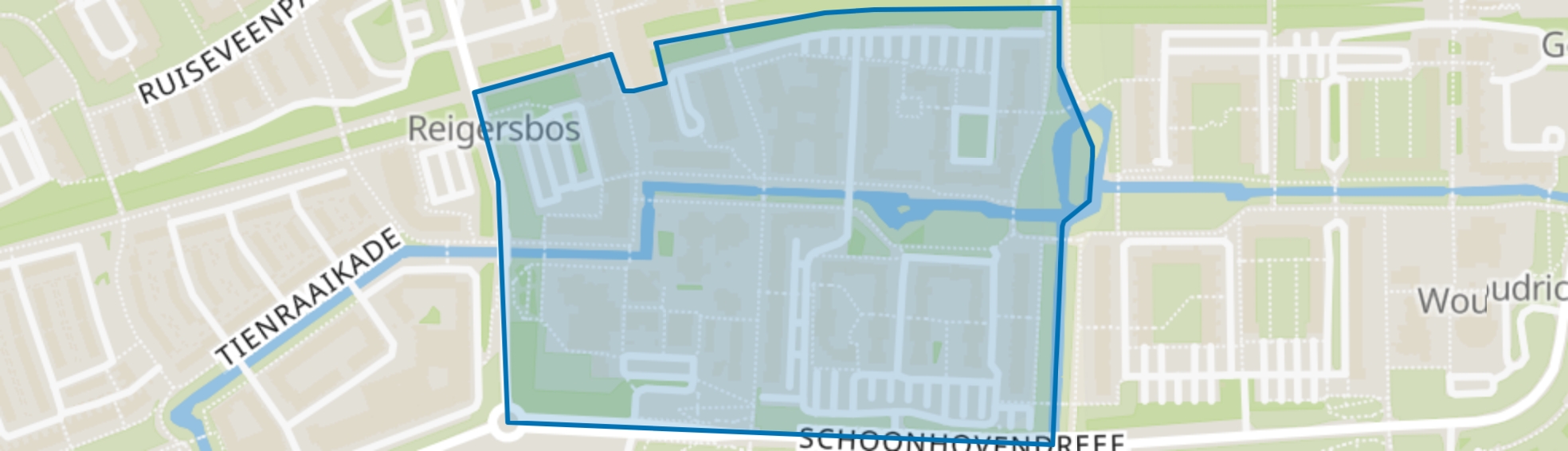 Reigersbos 2, Amsterdam map