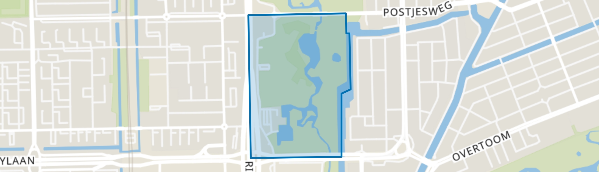 Rembrandtpark-Zuid, Amsterdam map