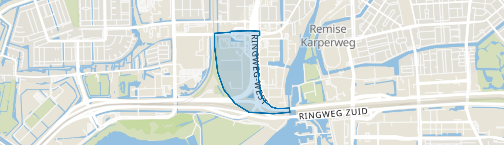 Riekerhaven, Amsterdam map