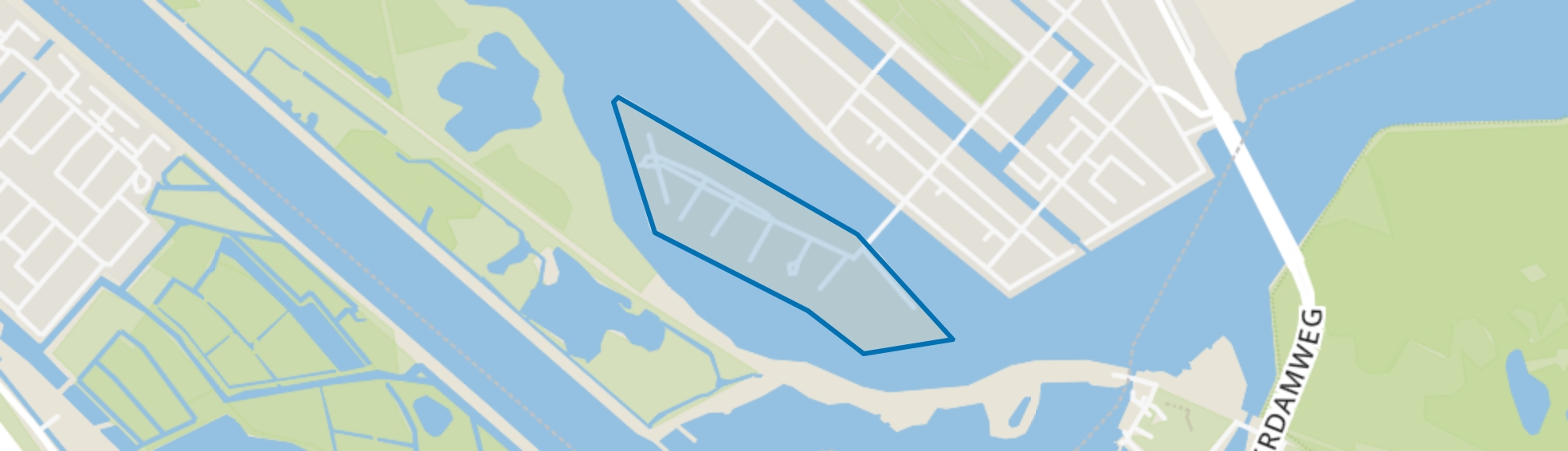 Rieteiland-Oost, Amsterdam map