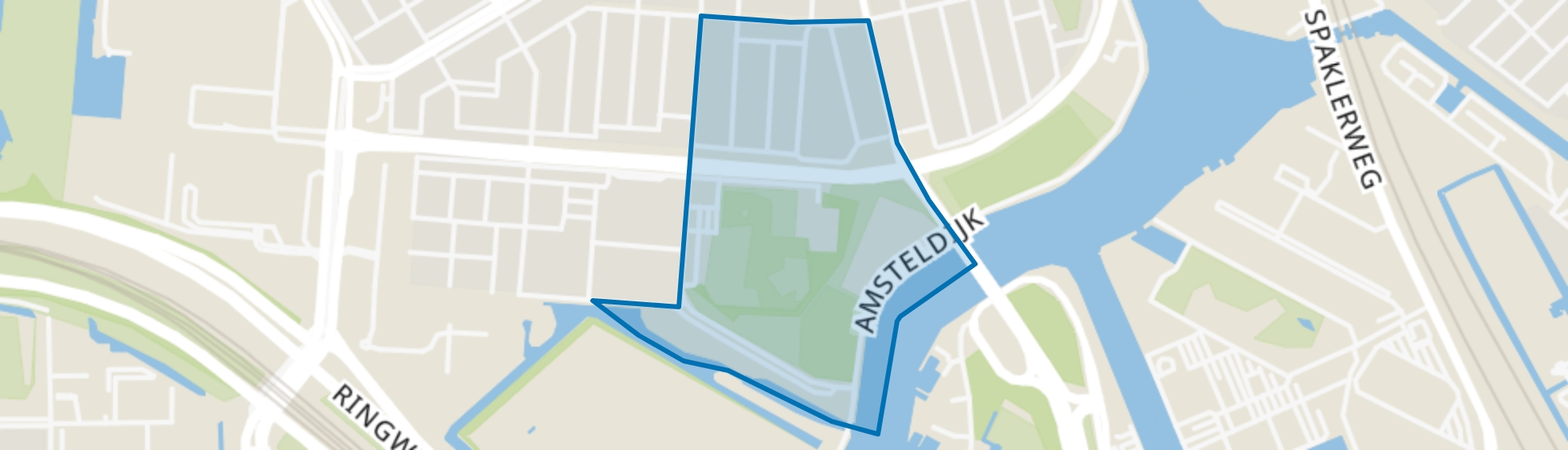 Rijnbuurt-Midden, Amsterdam map