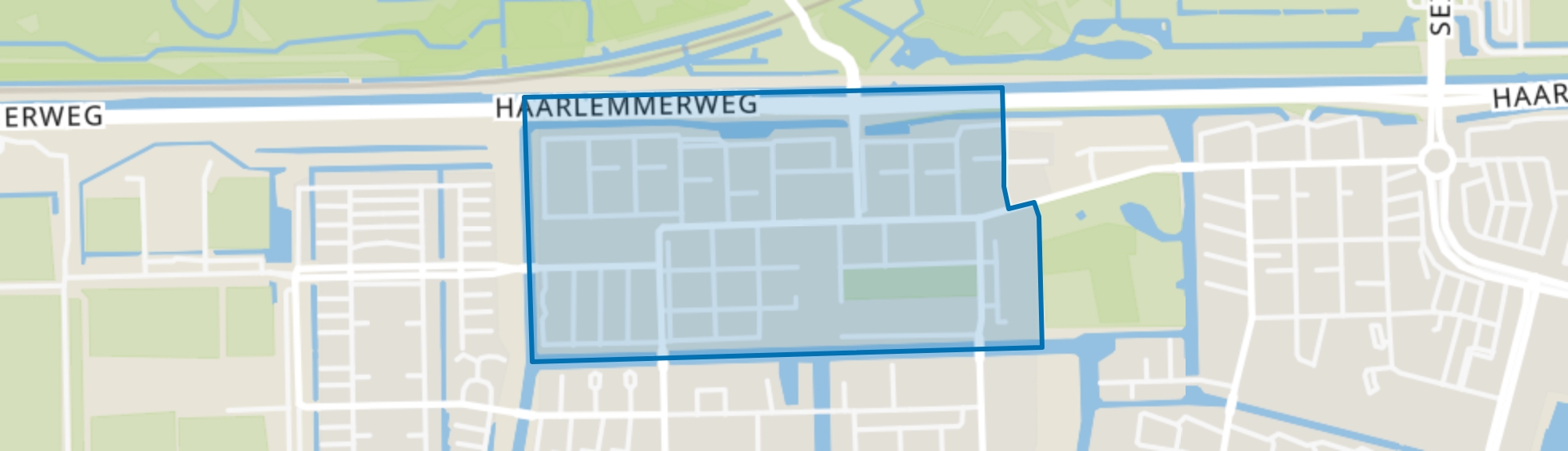 Ruys de Beerenbrouckbuurt, Amsterdam map