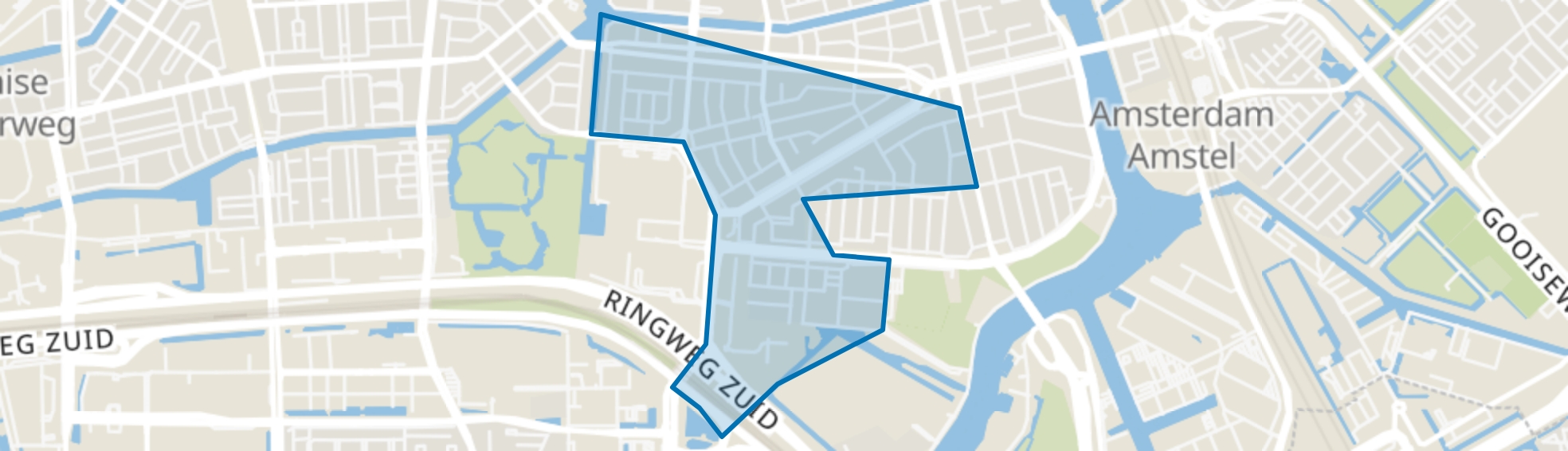 Scheldebuurt, Amsterdam map