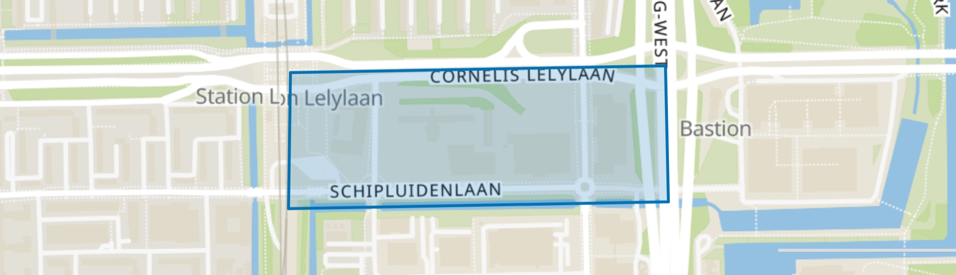 Schipluidenbuurt, Amsterdam map