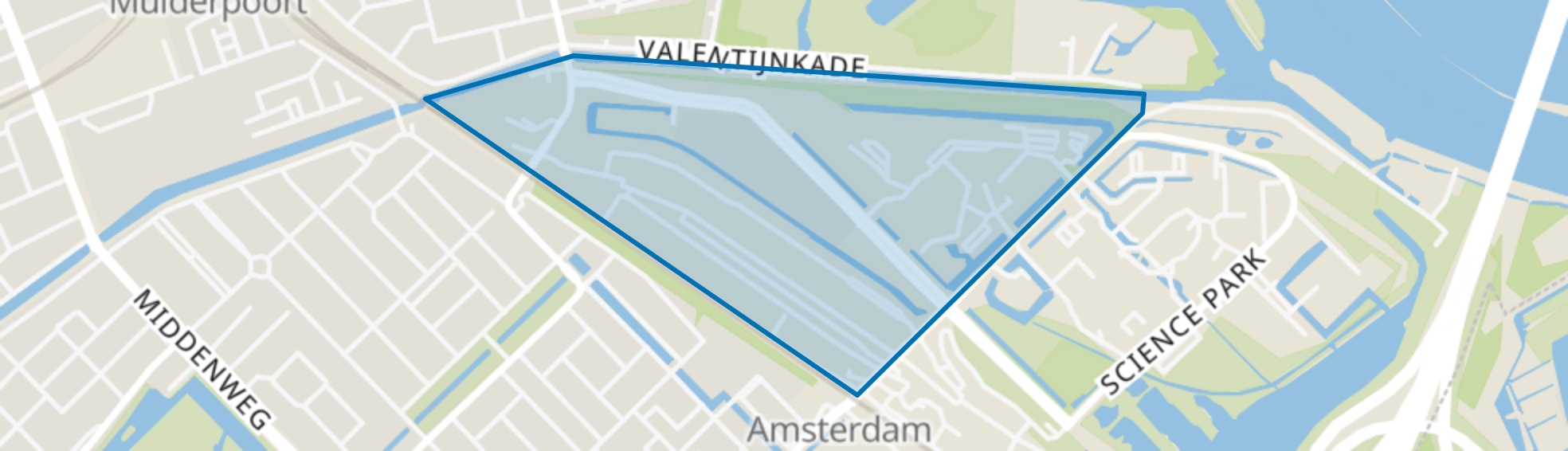 Science Park-Noord, Amsterdam map