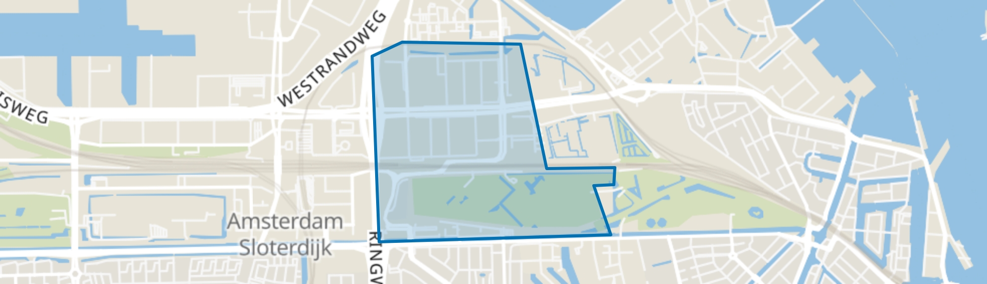 Sloterdijk, Amsterdam map