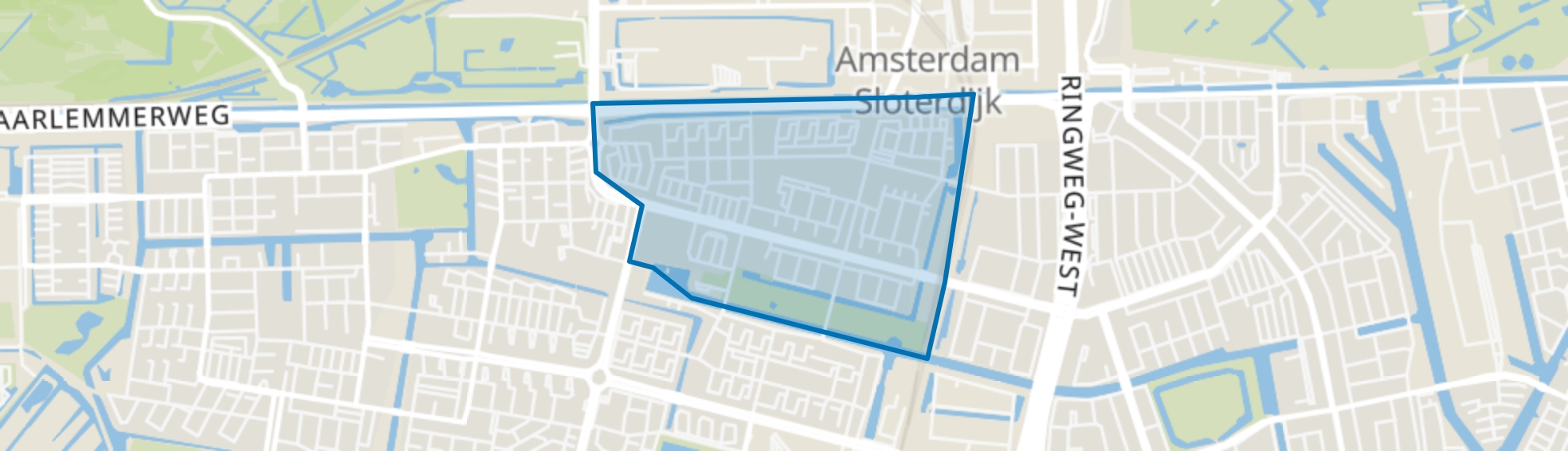 Slotermeer-Noordoost, Amsterdam map