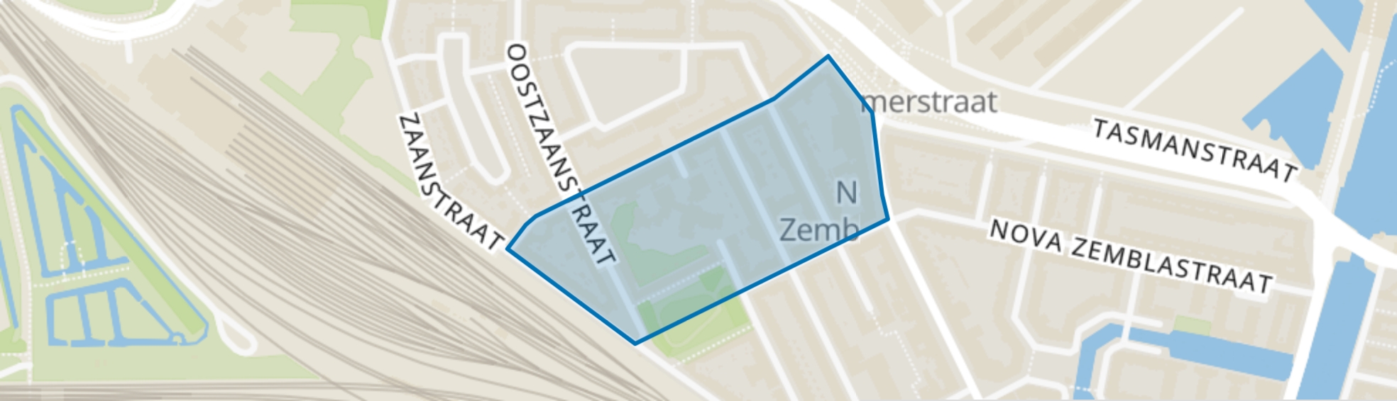 Spaarndammerbuurt-Midden, Amsterdam map