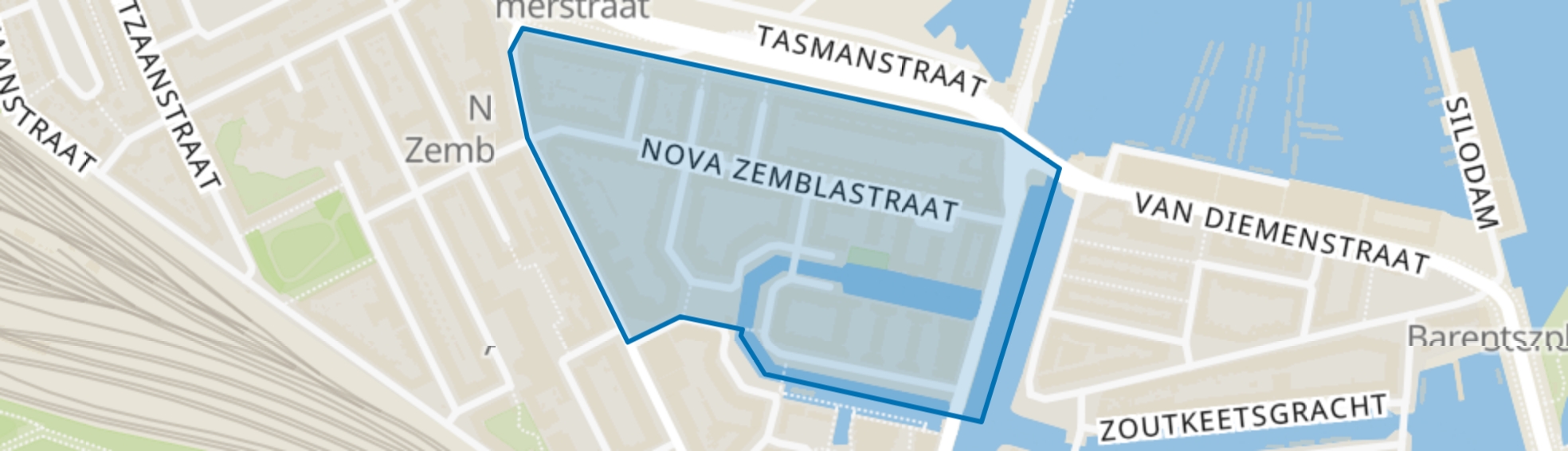 Spaarndammerbuurt-Noordoost, Amsterdam map