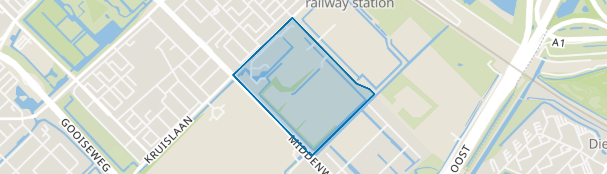 Sportpark Middenmeer-Zuid, Amsterdam map