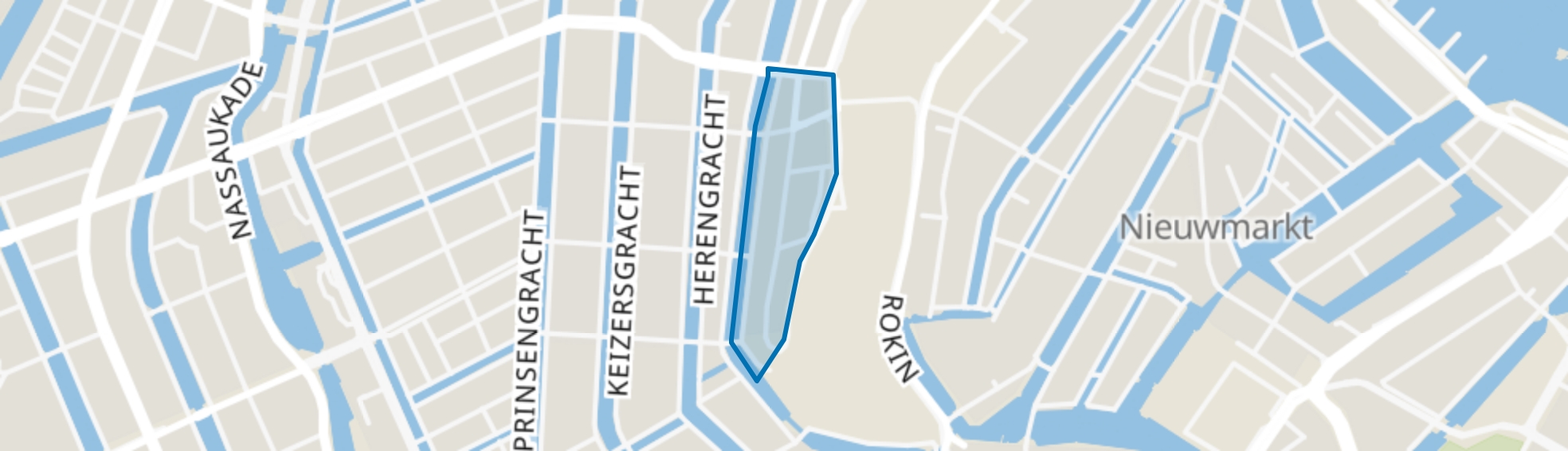 Spuistraat-Zuid, Amsterdam map