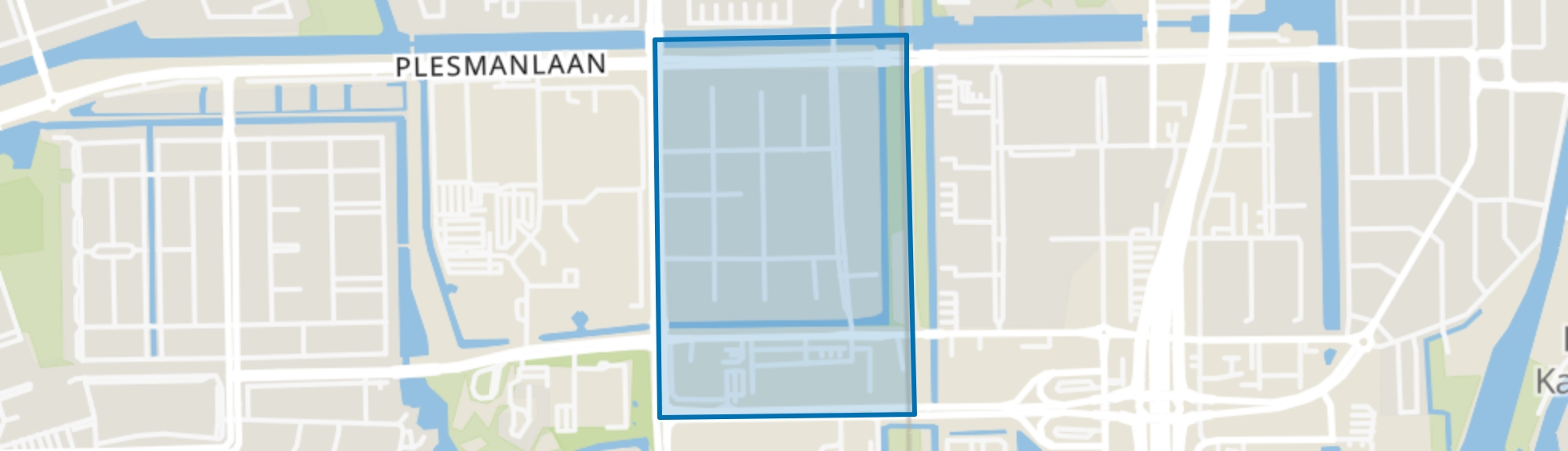 Staalmanbuurt, Amsterdam map