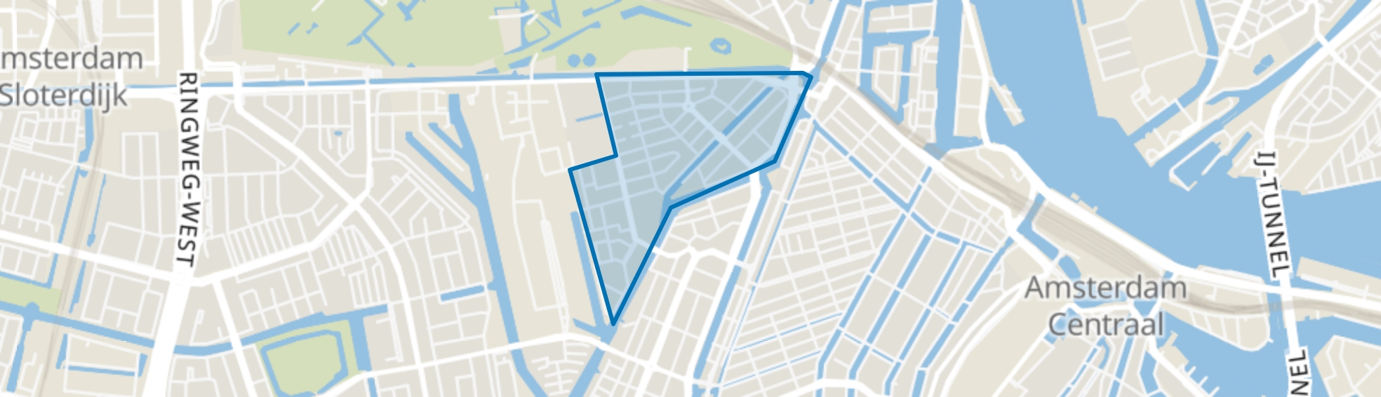 Staatsliedenbuurt, Amsterdam map