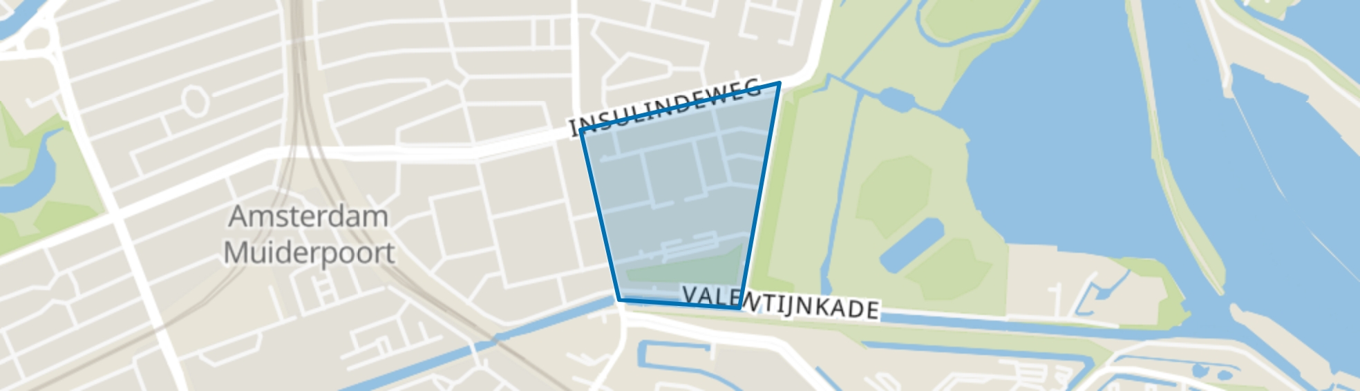 Sumatraplantsoenbuurt, Amsterdam map