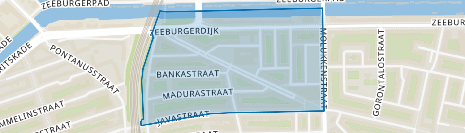 Timorpleinbuurt-Noord, Amsterdam map