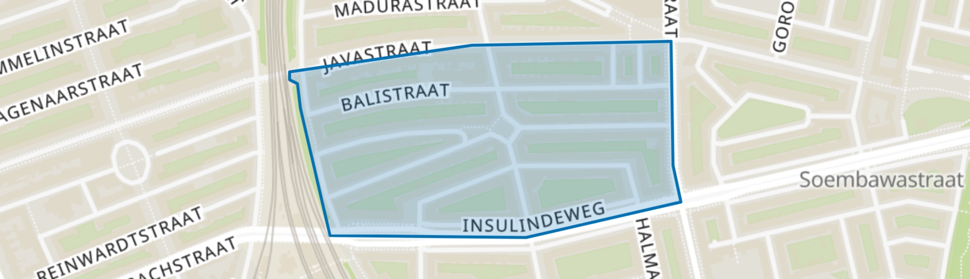 Timorpleinbuurt-Zuid, Amsterdam map